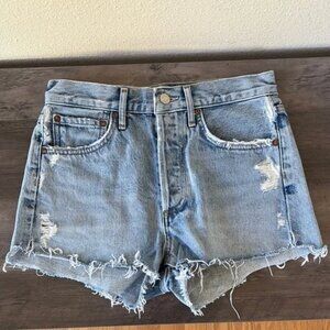 Agolde Distressed Jean Shorts